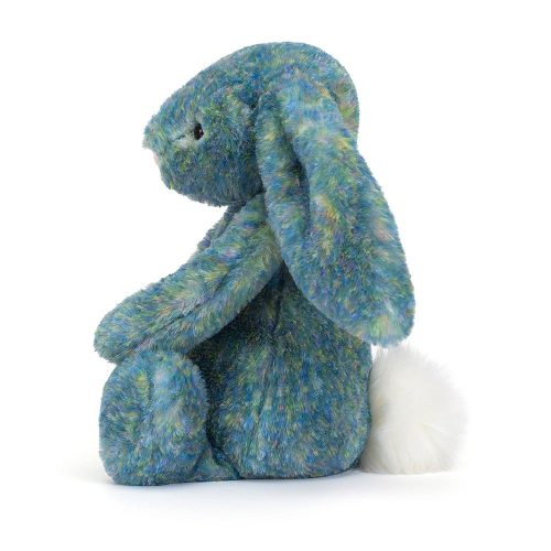Jellycat Luxe Azure plüss nyuszi - Jellycat Bashful Luxe Bunny Azure Original