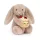 Jellycat bézs nyuszi szülinapi tortával