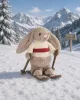 Jellycat Síelő Plüss Nyuszi - Bashful Bunny Gold Medal Ski Outfit