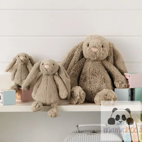 Jellycat bézs plüss Nyuszi - Jellycat Bashful Beige Bunny