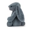JellyCat ködös kék színű plüss nyuszi - Bashful Dusky Blue Bunny