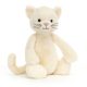 Jellycat fehér plüss cica - Bashful Cream Kitten