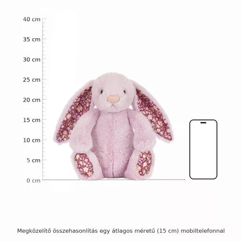 Jellycat Bogáncsvirág Plüss Nyuszi - Jellycat Thistlepop Blossom Luxe Bunny
