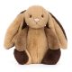 Jellycat Patchwork plüss nyuszi - Jellycat Bashful Patchwork Brown Bunny