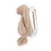 Jellycat bézs nyuszi hátizsák - Jellycat Bashful Bunny Beige Backpack