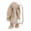 Jellycat bézs nyuszi hátizsák - Jellycat Bashful Bunny Beige Backpack