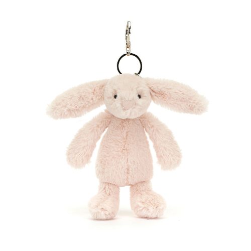 Jellycat rózsaszín nyuszi kulcstartó, táskadísz - Jellycat Bashful Blush Bunny Bag Charm