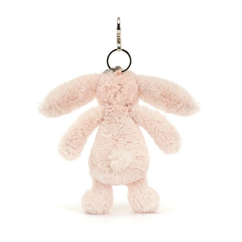 Jellycat rózsaszín nyuszi kulcstartó, táskadísz - Jellycat Bashful Blush Bunny Bag Charm