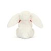 Jellycat plüss nyuszi szívvel - Jellycat Bashful Red Love Heart Bunny Medium