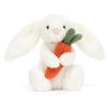 Jellycat plüss nyuszi répával - Bashful Carrot Bunny Little
