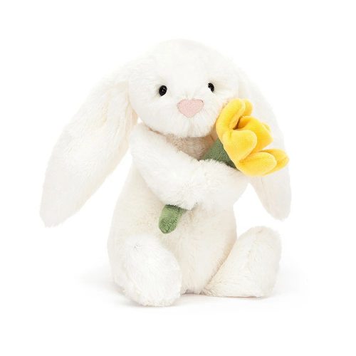 Jellycat  plüss nyuszi nárcisszal - kicsi - Bashful Daffodil Bunny Little