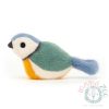 Jellycat plüss kék cinege - Jellycat Birdling Blue Tit