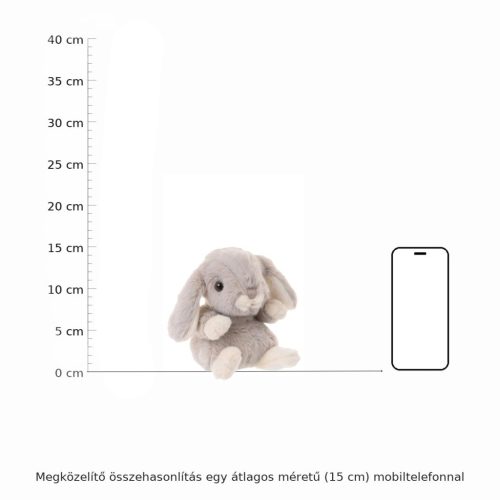 Bukowski Kanini szürkésbarna kis plüss nyuszi - Bukowski Cute Kanini - Taupe Bunny (15cm)