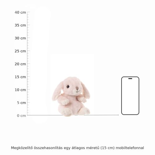 Bukowski Kanini halványrózsaszín kis plüss nyuszi - Bukowski Cute Kanini - Pale Pink Bunny(15cm)
