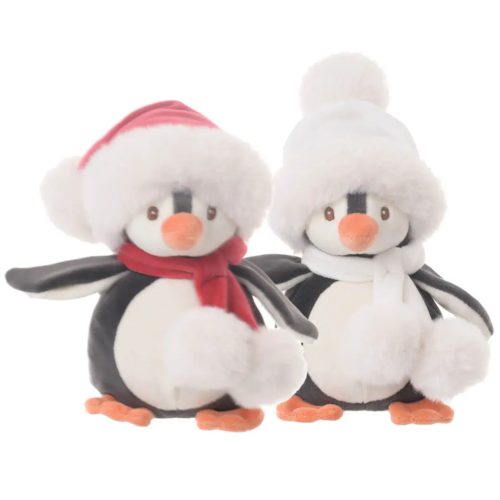 Bukowski Julius, pici plüss pingvin fehér sapkában - Bukowski Baby Julius in white winter hat 