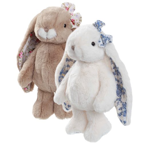 Bukowski bézs Kanina plüss nyuszi virágos fülekkel - Bukowski Taupe Kanina Bunny with Floral Ears
