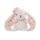 Bukowski Kanina halványrózsaszín kis plüss nyuszi virágos fülekkel - Bukowski Cute Kanini Floral - White (15cm)