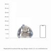 Bukowski Kanina szürke kis plüss nyuszi virágos fülekkel - Bukowski Cute Kanini Floral - Grey (15cm)