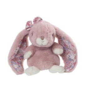   Bukowski Kanina antikrózsaszín kis plüss nyuszi virágos fülekkel - Bukowski Cute Kanini Floral - Antique Pink (15cm)