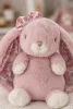 Bukowski Kanina antikrózsaszín kis plüss nyuszi virágos fülekkel - Bukowski Cute Kanini Floral - Antique Pink (15cm)