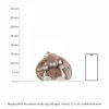 Bukowski Kanina bézs kis plüss nyuszi virágos fülekkel - Bukowski Cute Kanini Floral - Taupe (15cm)