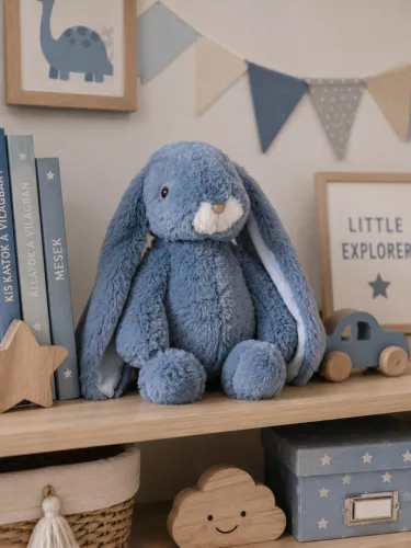 Bukowski fjordkék Kanini plüss nyuszi 40 cm - Bukowski Friendly Kanini - Fjord Blue Bunny ( 40 cm)