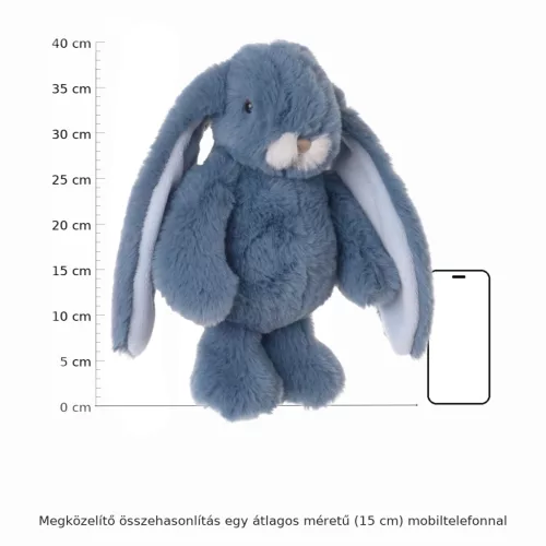 Bukowski fjordkék Kanini plüss nyuszi 40 cm - Bukowski Friendly Kanini - Fjord Blue Bunny ( 40 cm)