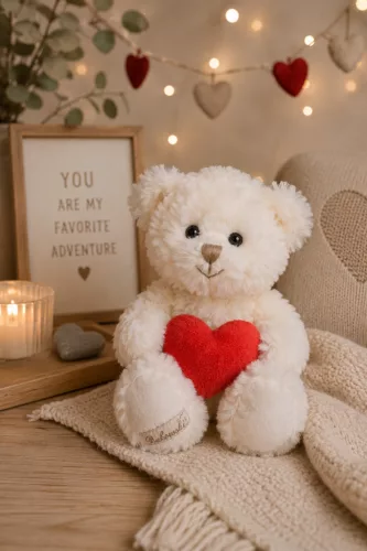 Bukowski Leonard maci szívvel - Bukowski Lovely Leonard Bear