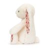 Jellycat plüss krémszínű nyuszi virágos fülekkel "Berry" - Jellycat Blossom Cream Bunny "Berry"