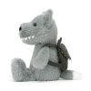 Jellycat plüss farkas hátizsákkal - Jellycat Backpack Wolf