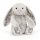 Jellycat szürke plüss nyuszi virágos fülekkel "Bloom" - Blossom Silver Bunny 'Bloom'