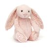 Jellycat púderrózsaszín plüss nyuszi virágos fülekkel "Cherry" - Kicsi- Jellycat Blossom Blush Bunny 'Cherry' Small