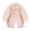 Jellycat púderrózsaszín plüss nyuszi virágos fülekkel "Cherry" - Kicsi- Jellycat Blossom Blush Bunny 'Cherry' Small