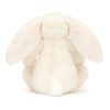 Jellycat plüss krémszínű nyuszi virágos fülekkel "Berry" - Kicsi- Jellycat Blossom Cream Bunny "Berry" Small