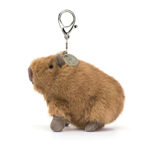 Jellycat plüss kapibara kulcstartó, táskadísz - Jellycat Clyde Capybara Bag Charm