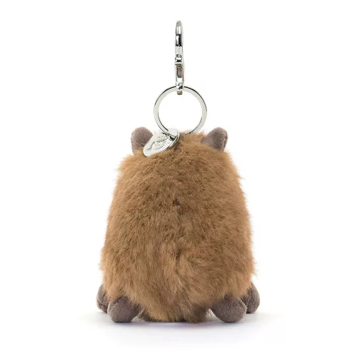 Jellycat plüss kapibara kulcstartó, táskadísz - Jellycat Clyde Capybara Bag Charm