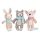 Threadbear kötött állatok csomag ajándékdobozzal - Threadbear Knitted Animal Bundle + Gift Box 
