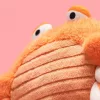 Jellycat Pinchsnap rák közeli kép puha textúrával és kiálló szemekkel