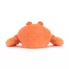 Jellycat plüss rák hátulnézetből bolyhos kerek testtel
