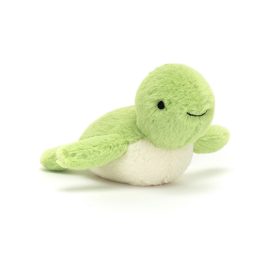 Jellycat pici teknős - Jellycar Fluffy Turtle