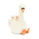 Jellycat hattyú mama kicsinyeivel - Jellycat Featherful Swan