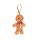  Jellycat plüss mézeskalács fiú karácsonyfadísz - Jellycat Festive Folly Gingerbread Fred