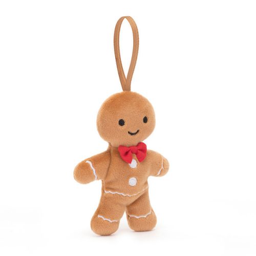  Jellycat plüss mézeskalács fiú karácsonyfadísz - Jellycat Festive Folly Gingerbread Fred