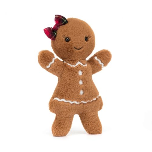 Jellycat Ruby plüss mézeskalács lány- nagy- Jellycat Jolly Gingerbread Ruby Large