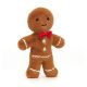 Jellycat Fred plüss mézeskalács fiú- kicsi - Jellycat Jolly Gingerbread Fred Small