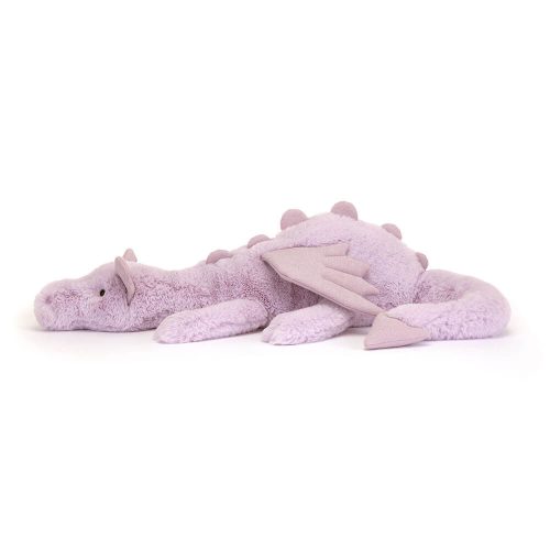 Jellycat levendula színű plüss sárkány, 66 cm - Jellycat Lavender Dragon