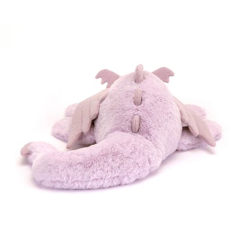Jellycat levendula színű plüss sárkány, 66 cm - Jellycat Lavender Dragon