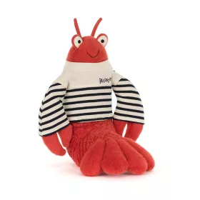 Jellycat Larry Lobster matrózruhás piros plüss homár