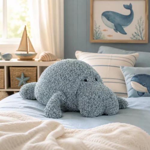 Jellycat Maffles Manatee nagy kuckózós plüss gyerekeknek