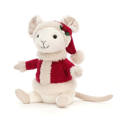 Merry Mouse/ karácsonyi kisegér kabátban